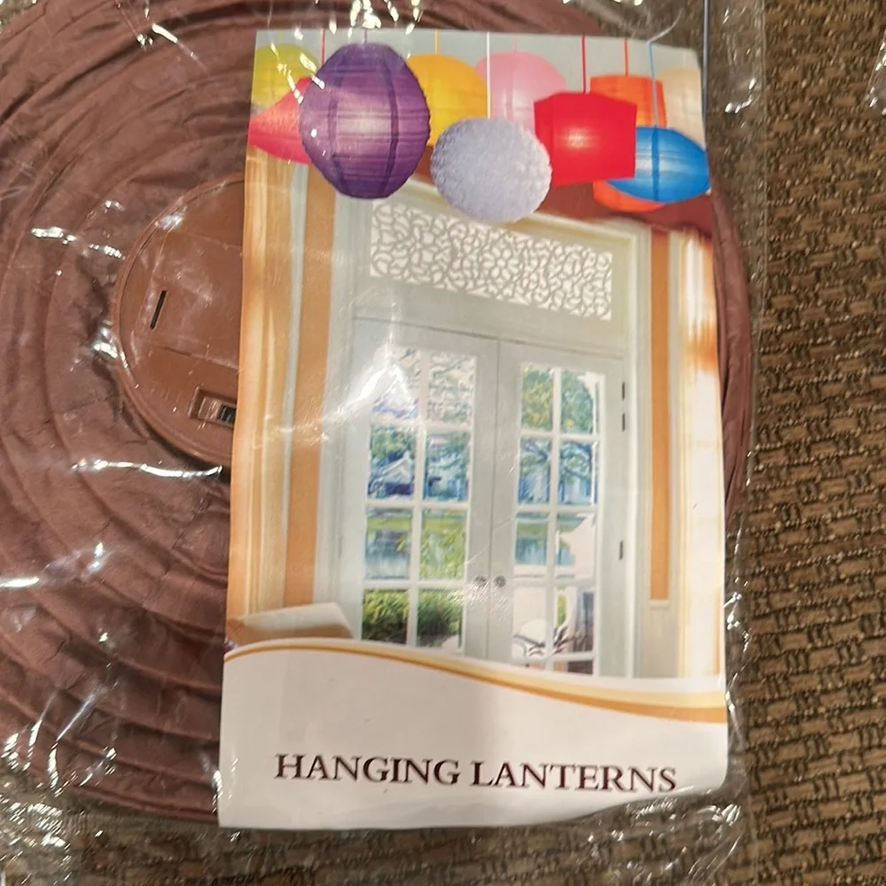 Hanging Lanters Party decorations 4 in all New in package
